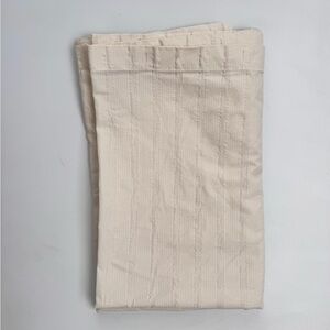 Hearth & Hand Cream Vertical Stripe Shower Curtain